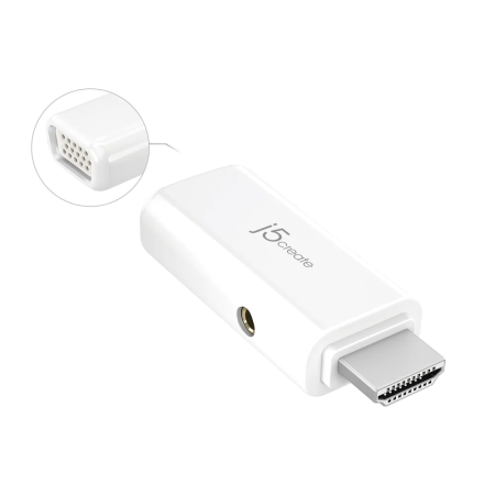 J5create JDA203 HDMI™ to VGA Video Adapter Converter with Audio