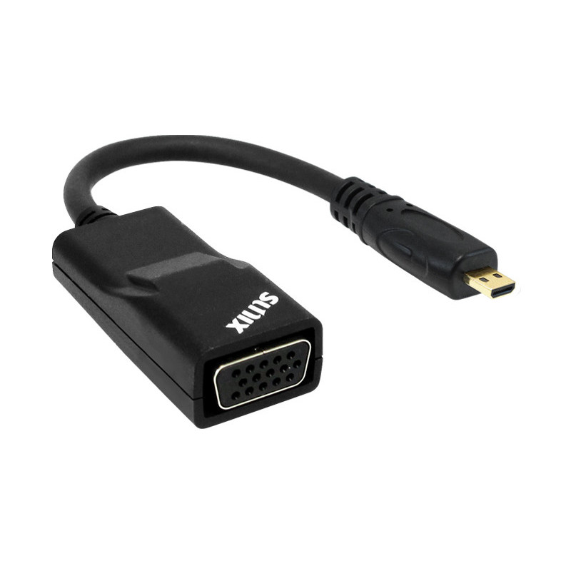 Sunix H2V57C0 miCro-HDMi to VGA 80mm