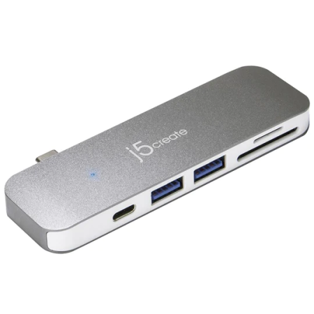 J5create JCD388 USB-C™ ULTRADRIVE MINIDOCK® 6-in-1 functions