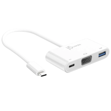 J5create JCA378 USB-C™ to VGA & USB™ 3.0 with Power Delivery