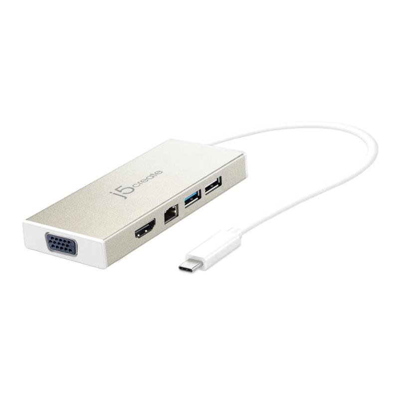 J5create JCD376 USB-C™ Multiport Adapter with Power Delivery