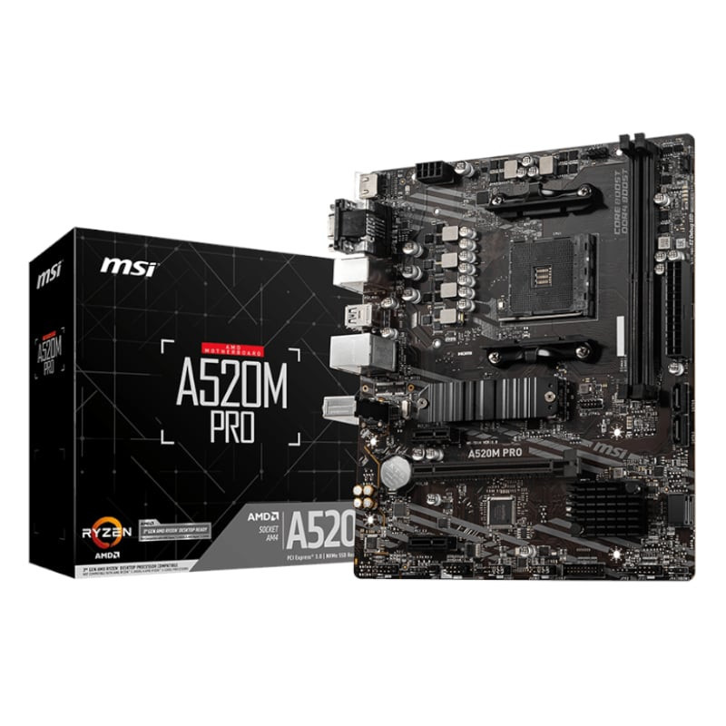 MSI A520M-PRO AMD AM4