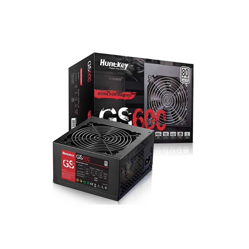 HUNTKEY POWER SUPPLY, GS600 12CM FAN