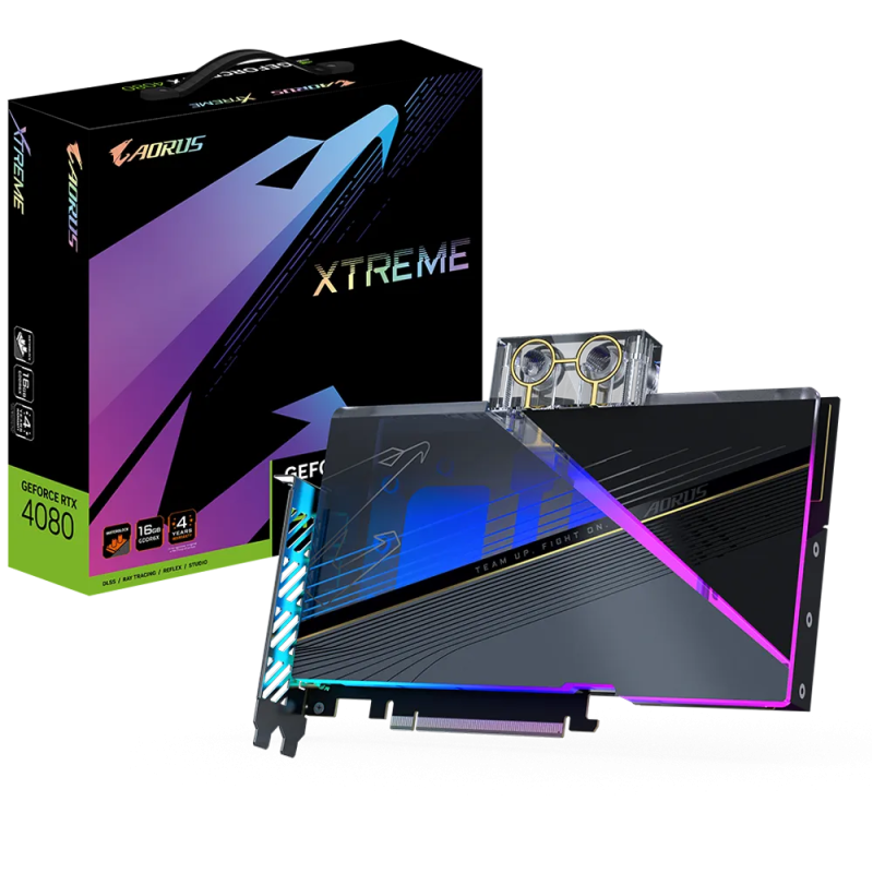 GIGABYTE AORUS RTX™ 4080 16GB XTREME WATERFORCE WB