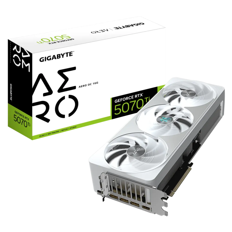 GIGABYTE RTX™ 5070 Ti AERO OC 16G