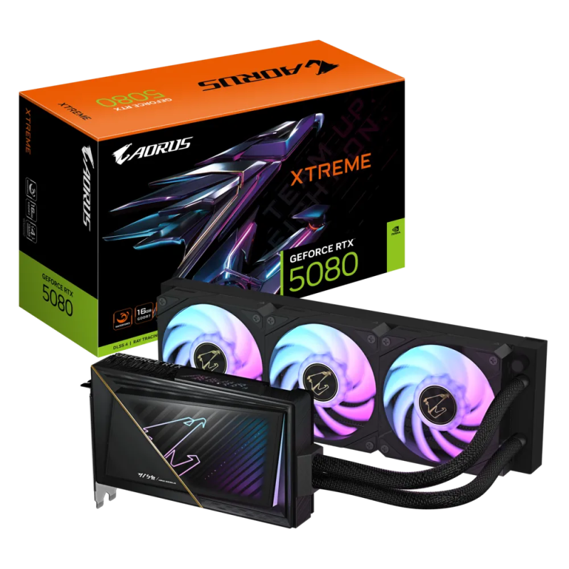 GIGABYTE AORUS RTX™ 5080 XTREME WATERFORCE 16G
