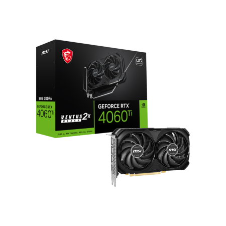 MSI RTX™ 4060 Ti VENTUS 2X Black 8GB OC