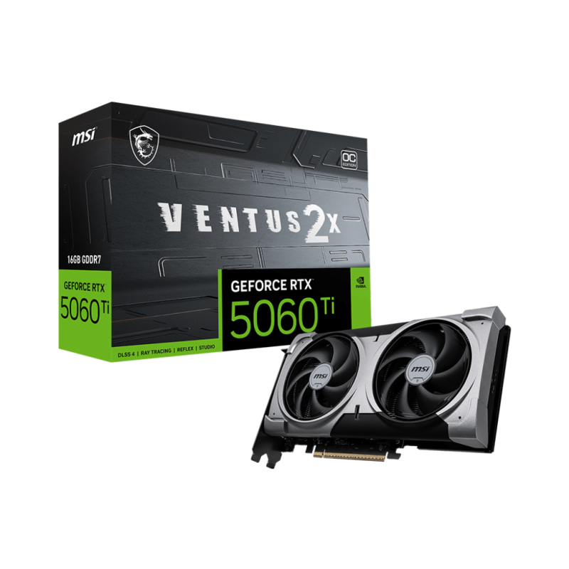 MSI RTX™ 5060 Ti 16G VENTUS 2X OC PLUS