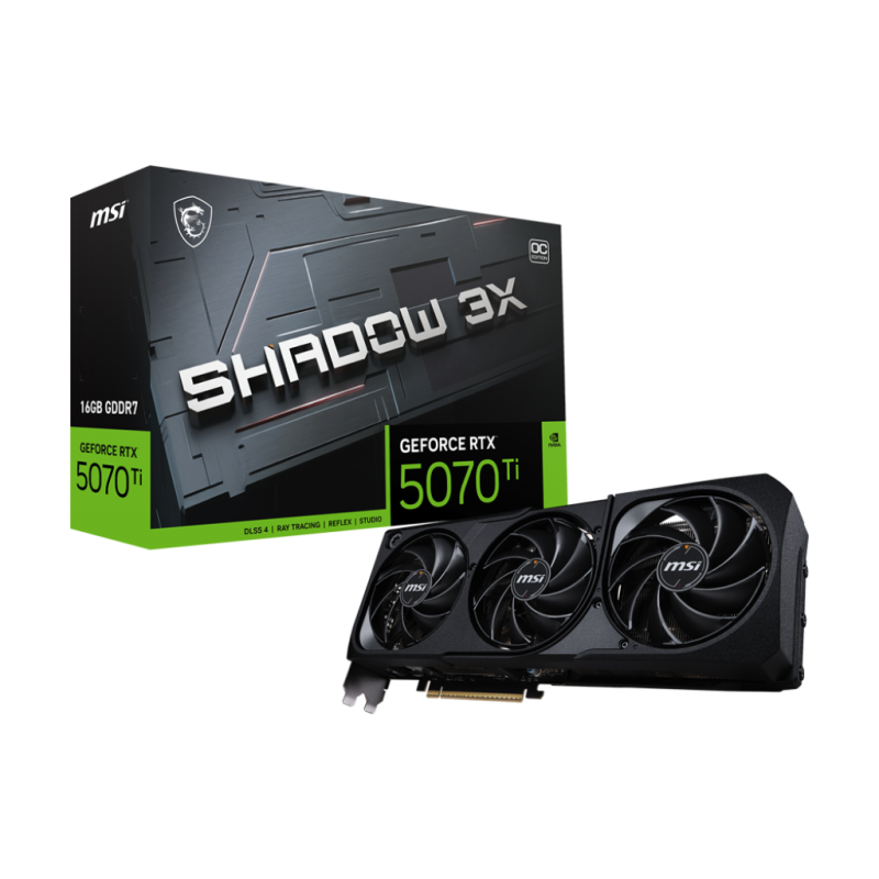 MSI RTX™ 5070 Ti 16G SHADOW 3X OC