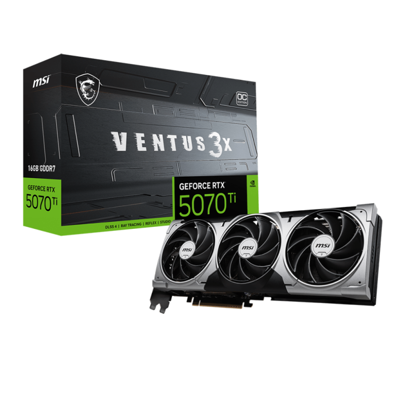 MSI RTX™ 5070 TI 16G VENTUS 3X OC