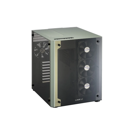 Lian-li pc-O8w GreeN 2x glass
